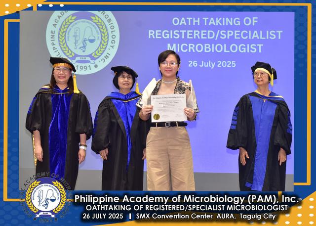 Oath taker at the PAM oath-taking ceremony, 26 July 2025