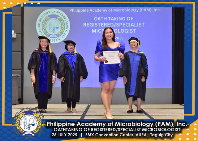 Oath taker at the PAM oath-taking ceremony, 26 July 2025