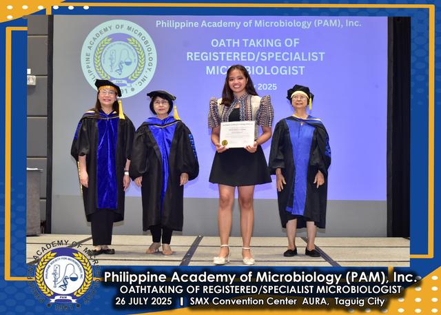 Oath taker at the PAM oath-taking ceremony, 26 July 2025