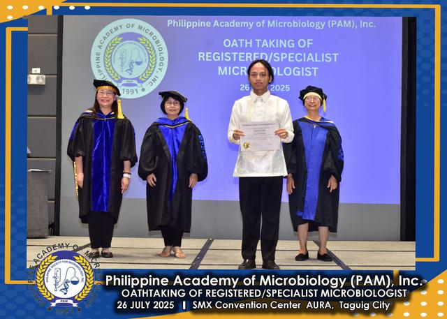 Oath taker at the PAM oath-taking ceremony, 26 July 2025