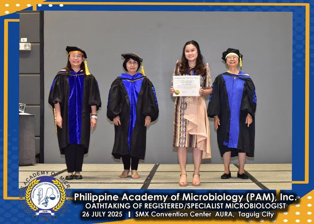 Oath taker at the PAM oath-taking ceremony, 26 July 2025