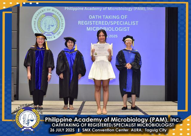 Oath taker at the PAM oath-taking ceremony, 26 July 2025