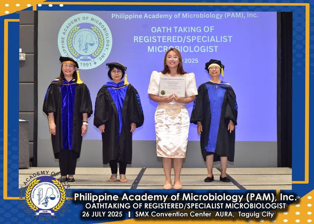 Oath taker at the PAM oath-taking ceremony, 26 July 2025