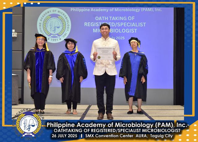 Oath taker at the PAM oath-taking ceremony, 26 July 2025