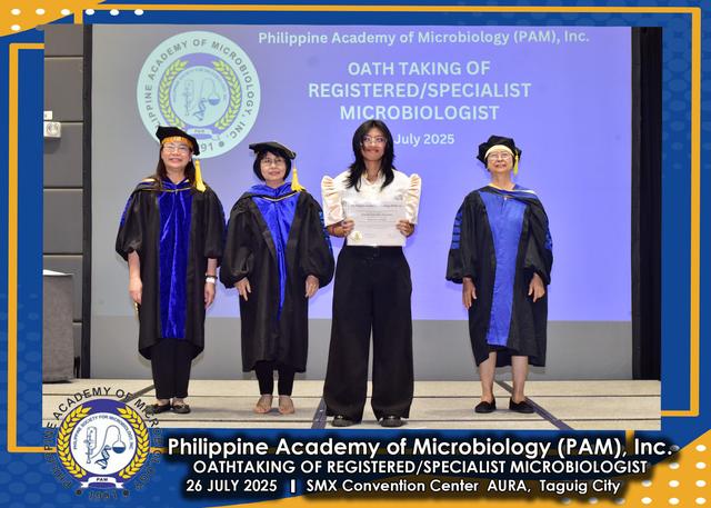 Oath taker at the PAM oath-taking ceremony, 26 July 2025