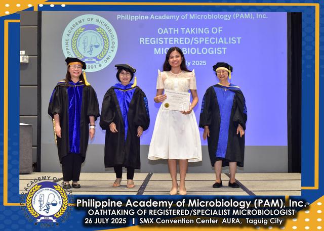 Oath taker at the PAM oath-taking ceremony, 26 July 2025