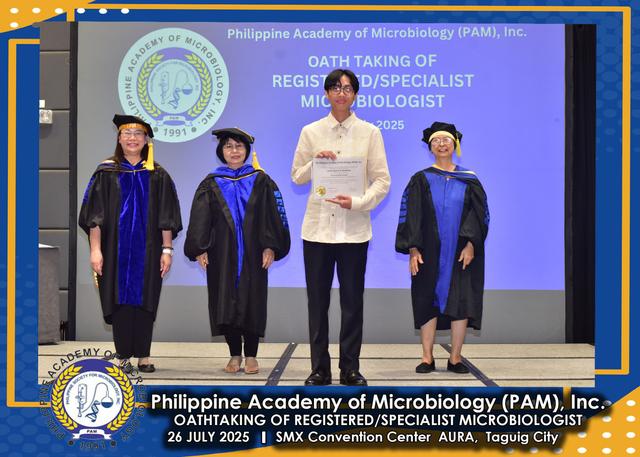 Oath taker at the PAM oath-taking ceremony, 26 July 2025