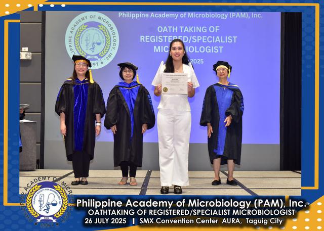 Oath taker at the PAM oath-taking ceremony, 26 July 2025