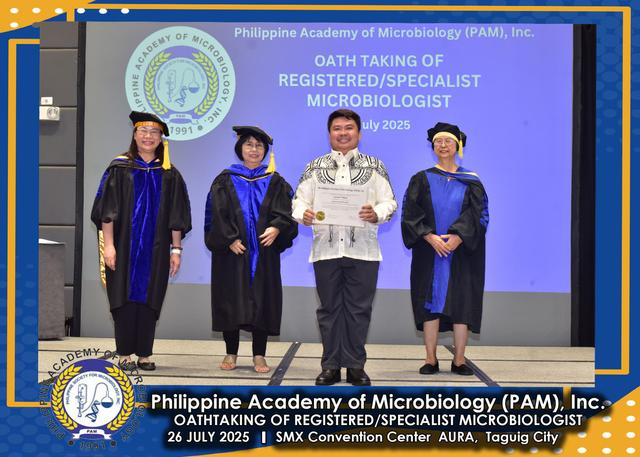 Oath taker at the PAM oath-taking ceremony, 26 July 2025