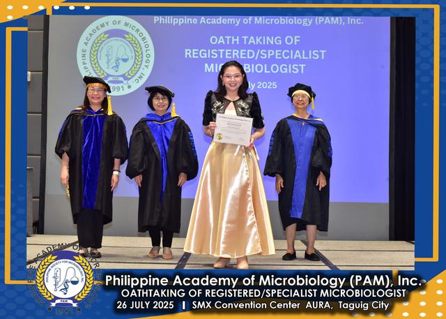 Oath taker at the PAM oath-taking ceremony, 26 July 2025