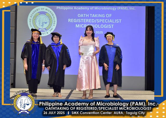 Oath taker at the PAM oath-taking ceremony, 26 July 2025