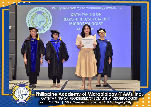 Oath taker at the PAM oath-taking ceremony, 26 July 2025