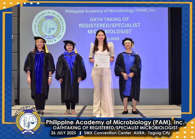 Oath taker at the PAM oath-taking ceremony, 26 July 2025