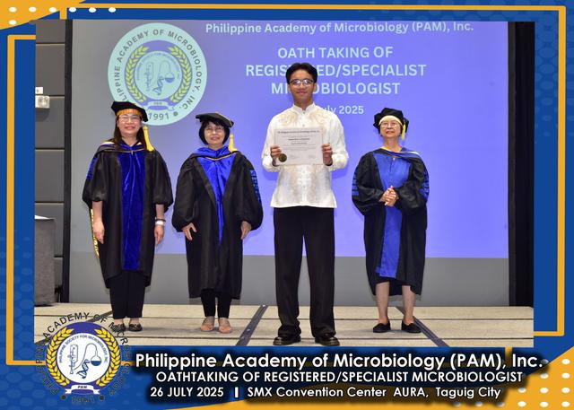Oath taker at the PAM oath-taking ceremony, 26 July 2025