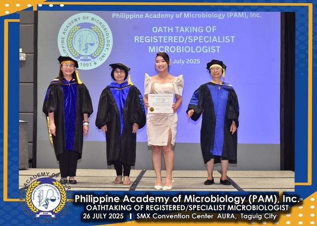 Oath taker at the PAM oath-taking ceremony, 26 July 2025