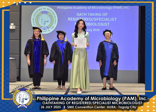 Oath taker at the PAM oath-taking ceremony, 26 July 2025