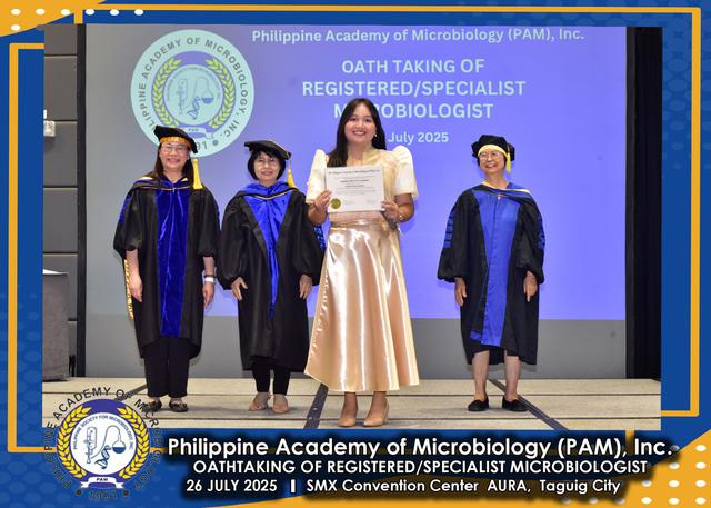 Oath taker at the PAM oath-taking ceremony, 26 July 2025