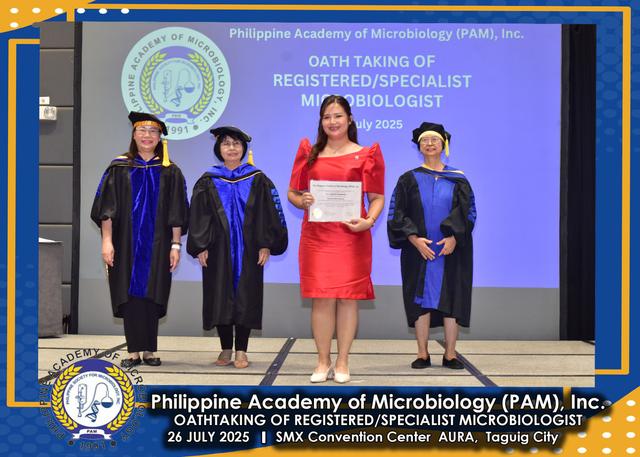 Oath taker at the PAM oath-taking ceremony, 26 July 2025