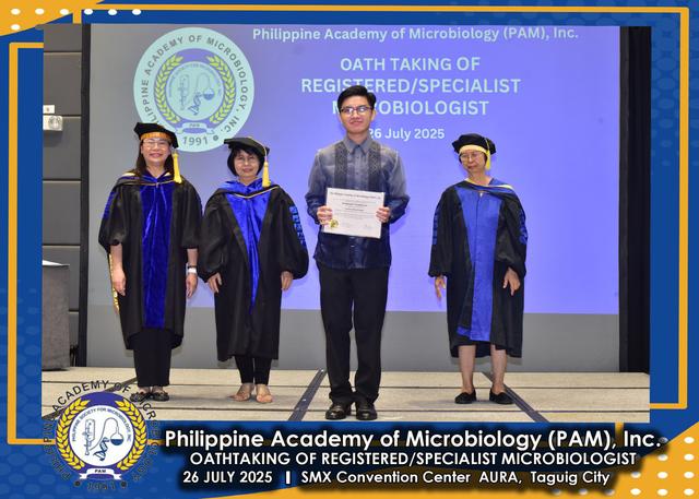 Oath taker at the PAM oath-taking ceremony, 26 July 2025