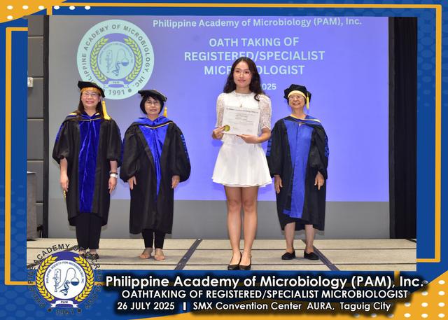 Oath taker at the PAM oath-taking ceremony, 26 July 2025