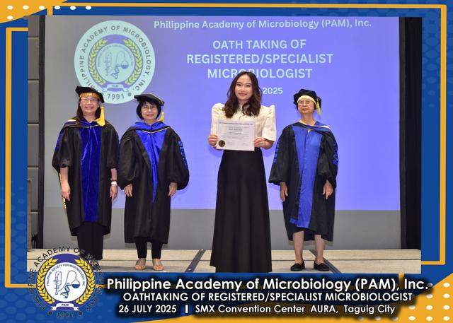 Oath taker at the PAM oath-taking ceremony, 26 July 2025