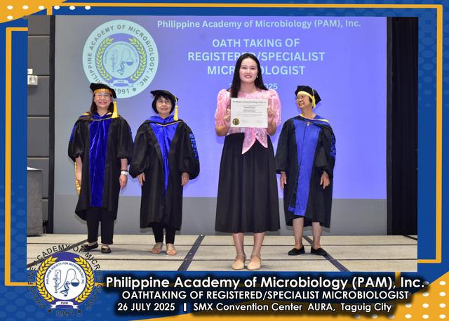 Oath taker at the PAM oath-taking ceremony, 26 July 2025