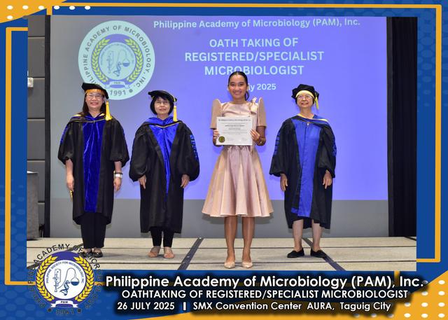 Oath taker at the PAM oath-taking ceremony, 26 July 2025