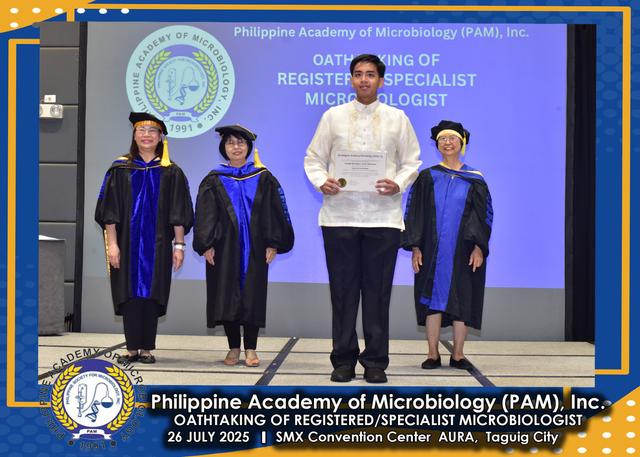 Oath taker at the PAM oath-taking ceremony, 26 July 2025