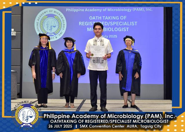 Oath taker at the PAM oath-taking ceremony, 26 July 2025