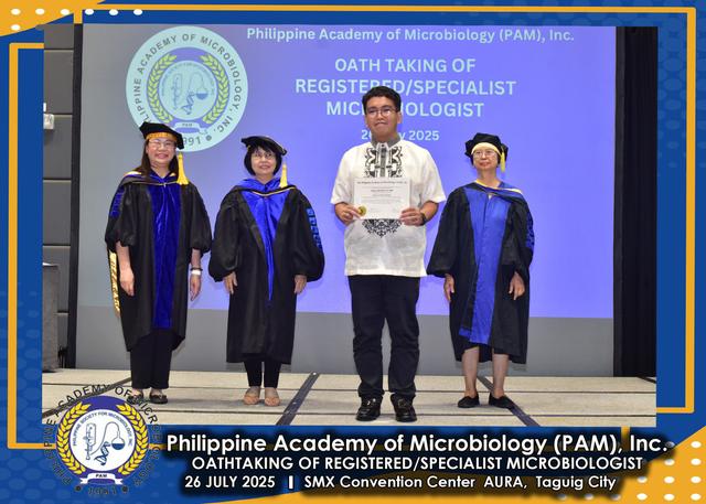 Oath taker at the PAM oath-taking ceremony, 26 July 2025