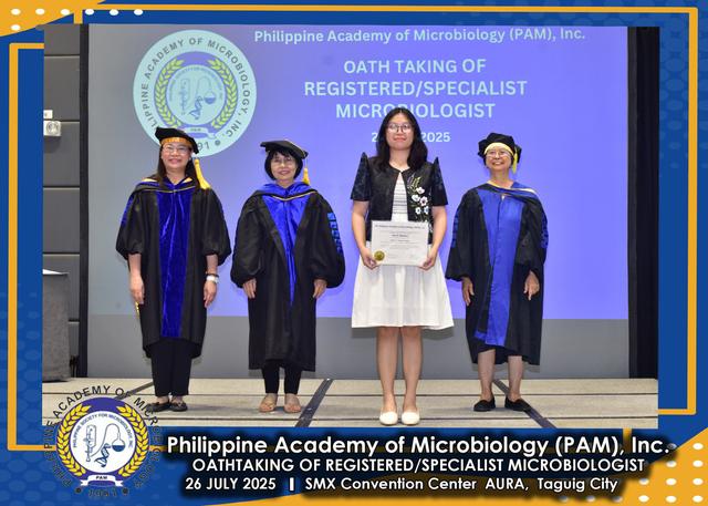 Oath taker at the PAM oath-taking ceremony, 26 July 2025