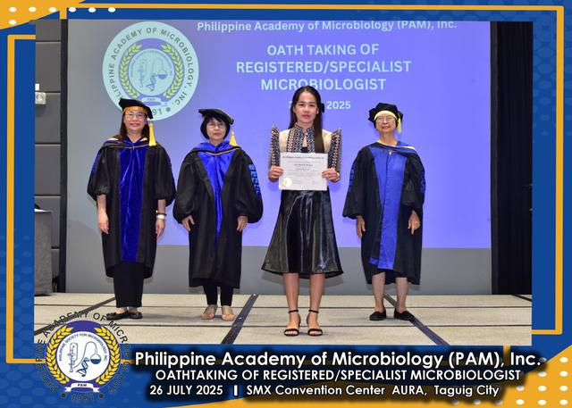 Oath taker at the PAM oath-taking ceremony, 26 July 2025
