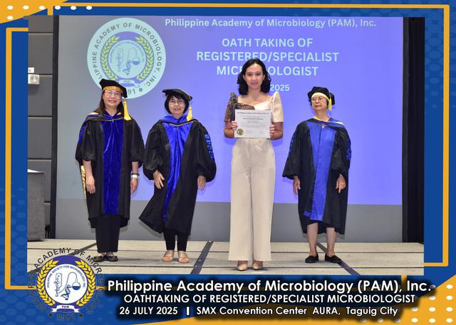 Oath taker at the PAM oath-taking ceremony, 26 July 2025