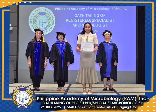 Oath taker at the PAM oath-taking ceremony, 26 July 2025