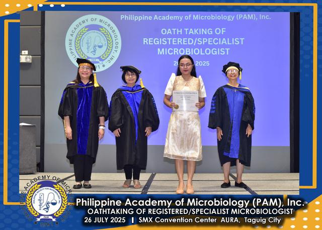 Oath taker at the PAM oath-taking ceremony, 26 July 2025