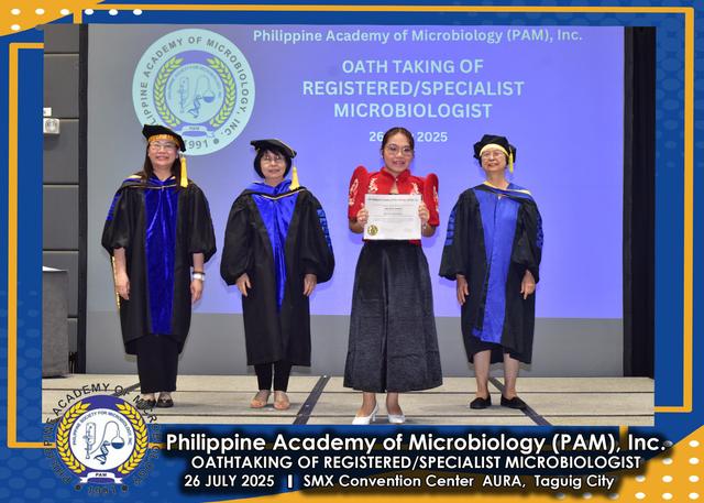 Oath taker at the PAM oath-taking ceremony, 26 July 2025