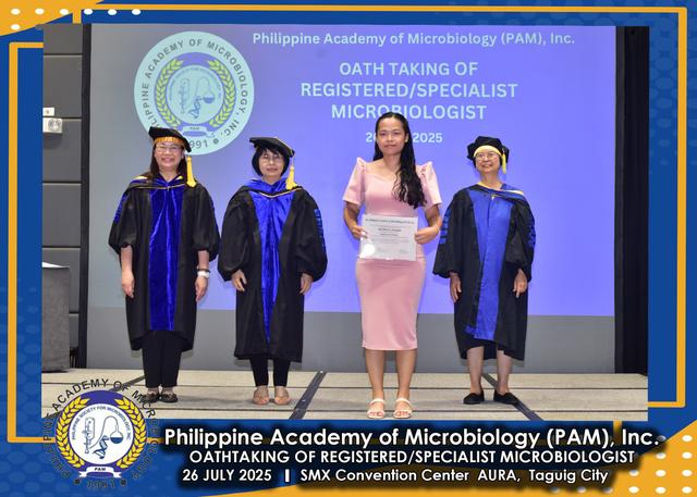 Oath taker at the PAM oath-taking ceremony, 26 July 2025