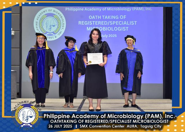Oath taker at the PAM oath-taking ceremony, 26 July 2025