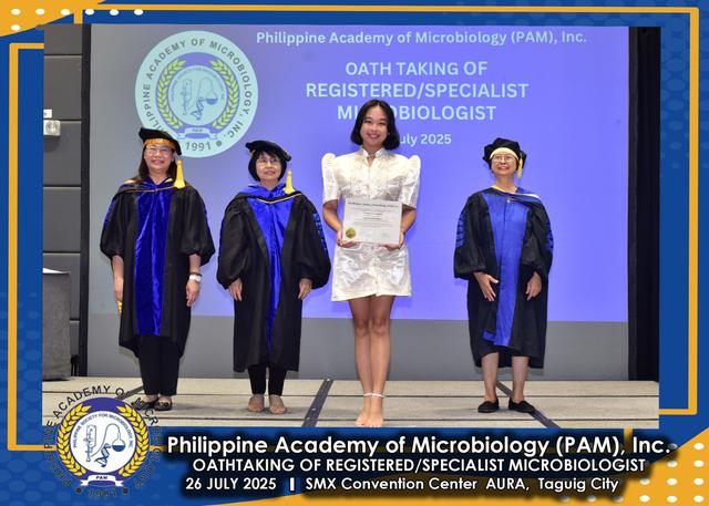 Oath taker at the PAM oath-taking ceremony, 26 July 2025