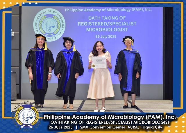 Oath taker at the PAM oath-taking ceremony, 26 July 2025