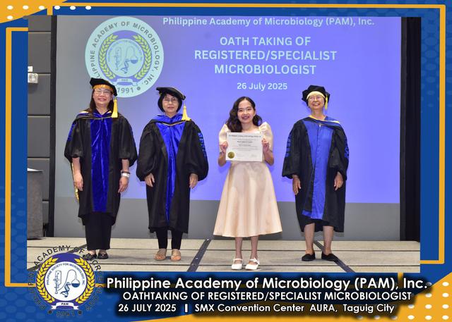 Oath taker at the PAM oath-taking ceremony, 26 July 2025