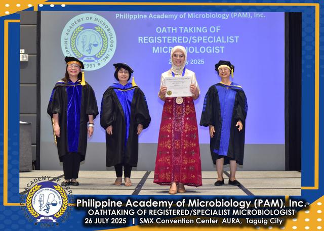 Oath taker at the PAM oath-taking ceremony, 26 July 2025