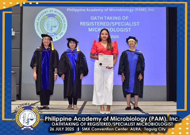 Oath taker at the PAM oath-taking ceremony, 26 July 2025