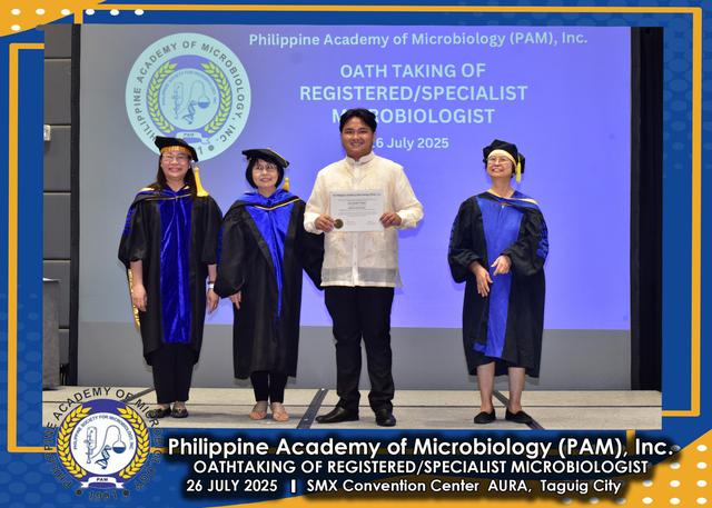 Oath taker at the PAM oath-taking ceremony, 26 July 2025