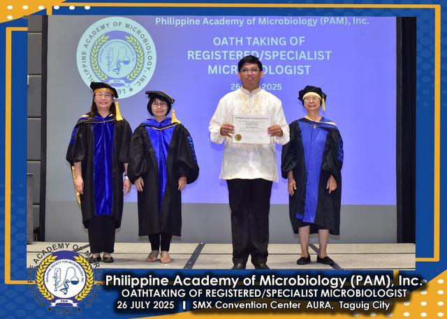 Oath taker at the PAM oath-taking ceremony, 26 July 2025