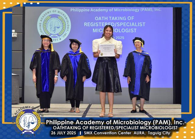 Oath taker at the PAM oath-taking ceremony, 26 July 2025
