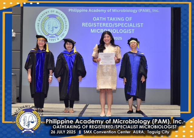 Oath taker at the PAM oath-taking ceremony, 26 July 2025