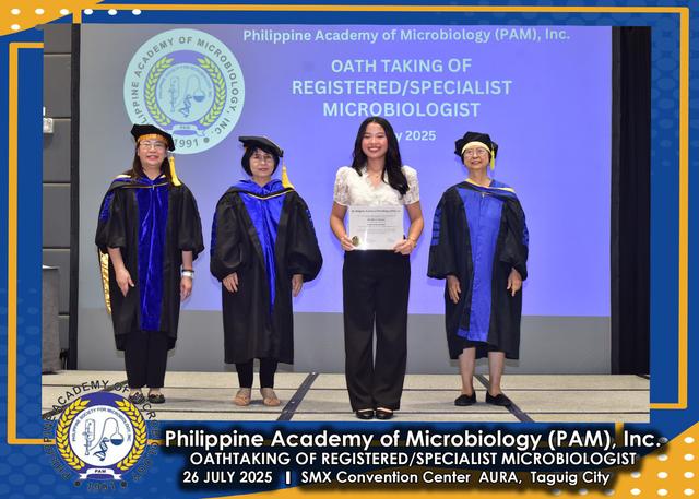 Oath taker at the PAM oath-taking ceremony, 26 July 2025
