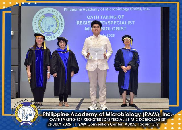 Oath taker at the PAM oath-taking ceremony, 26 July 2025