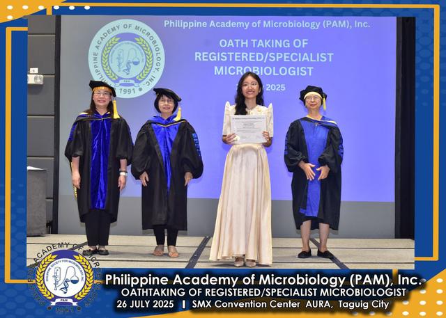 Oath taker at the PAM oath-taking ceremony, 26 July 2025